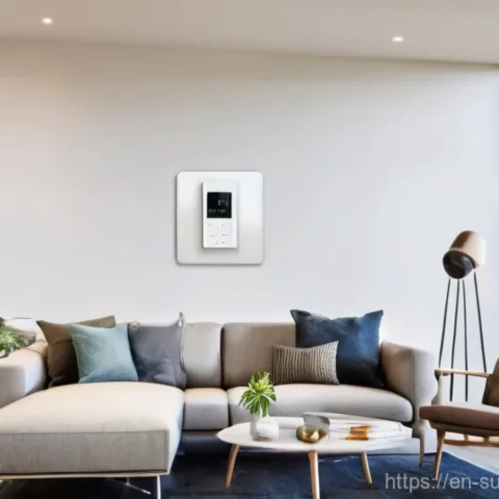 주거 공간의 에너지 효율성 강화 방법 - **Prompt 1: Smart Home Energy Management in a Cozy Living Room**
"A clean, contemporary living r...